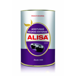 ACEITUNA NEGRA ENTERA 180/200 LATA 3/5Kg